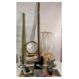 Miscellaneous lot, including 12ï¿½ wall clock and