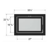 NIB Metallic Black Clean Face Surround (Astra