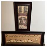 Primitive wall hangings - measure from 13in-40in