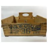 Vintage crate with Alexander Keithï¿½s beer holder