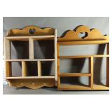 Two Wooden Shelves Check Pictures For