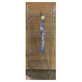 Metal storage rack - 19in x 12in x 5ft