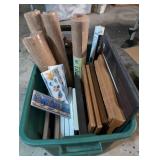 Tote Full of Frames, Four New Rolls of Cork, etc.