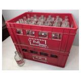 48 Le/The Pop Shoppe Bottles and Two Crates