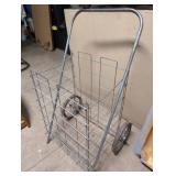Versatile Metal Folding Cart with Wheels