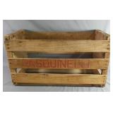 Vintage Pasque Yuma Melons Wooden Box Measures