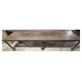 Heavy duty steel base on wheels- 8ft x 24ï¿½ x