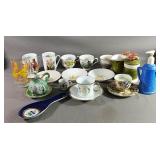 Miscellaneous Lot Includes Tea Cups, Two Norman