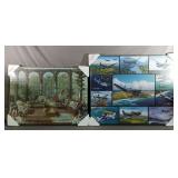 Two Framed Puzzles Big One Measures Approximately