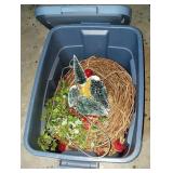Tote With Lid Full Of Unsearched Autumn And