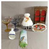 Miscellaneous Lot Includes Baker Man Cookie Jar,