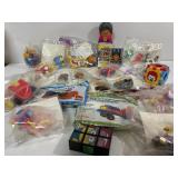 Vintage McDonalds Toys, mostly in packaging