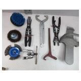 Tool Lot incl. Cap Pliers, Stripping Bits,