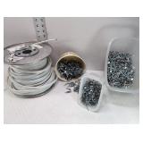 Large Roll of Nonmetallic Sheathed Cable, Nails,
