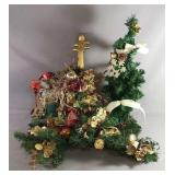 Christmas Lot Includes Handmade Centerpiece,