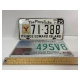 PEI license plates