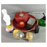Vintage Avon Lot Includes Milk Glass Grecian