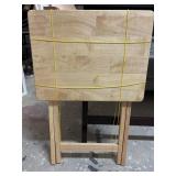 Wooden TV tray