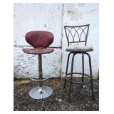 Bar Stool and Vintage Salon Stool