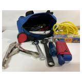 Power Fist tool bag with assorted screwdrivers