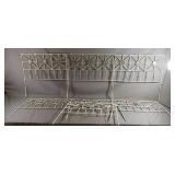 Seven Metal Flower Bed Fence Each Piece Measures