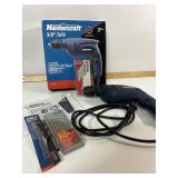 Mastercraft 3/8in Drill and accessories