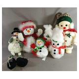 Christmas Snowman Lot Includes Wind-up Snowman,