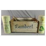 Vintage Wooden Fruit Crate California Bartlett