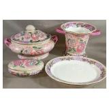 Beautiful Vintage Porcelain Set Of Six Pieces A