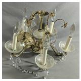 Vintage Five Light Chandler Needs TLC