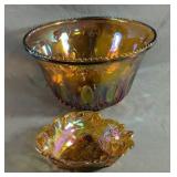 Beautiful Indiana Iridescent Gold Carnival Glass
