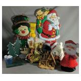 Christmas Lot Includes Beautiful Light Up Angel,