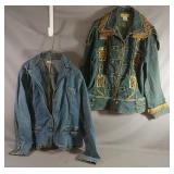 Vintage Seandara Jean Jacket Size XL Plus A