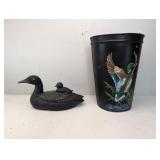 ï¿½1985 12' Zavon Mold Ceramic Duck & Hand Painted