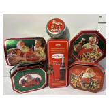 Stunning collectible Coca-Cola tins