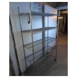 5-Tier Metal Shelving Unit 48in x 76in x 18in