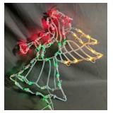 Christmas Lights With A Window Light Up Angel