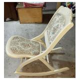 Vintage Folding Rocking Chair