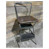 Vintage Mid-Century Retro Kitchen Step Stool