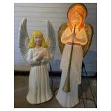 Bow mould angels, stand 30-34in