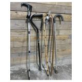 Selection of canes - some adjustable