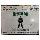 Double sided Kyrpton Construction Services metal