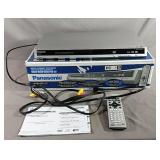 Panasonic DVD Player With Remote And Cords In
