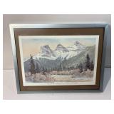 Marilyn Kinsella Albertan Mountain Print