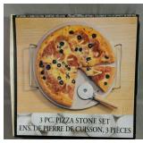3 Piece Pizza Stone Set