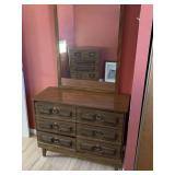 Dresser and mirror - 41in x 16.5in x 78.5in