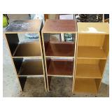 Three Small Shelves Great For Plants, Books And