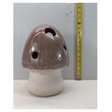 Charming Ceramic Mushroom, Removable Cap, Planter