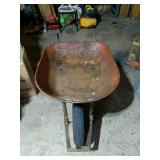 Wheelbarrow Measures Approximately 35.75" X 27"