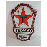 Vintage Style Texaco Metal Sign Check Pictures